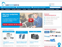 Tablet Screenshot of cardprintershop.nl